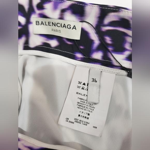 918- Balenciaga Women’s Silk Skirt Size 36 EU (Small US) – Made in Italy - Picture 6 of 8
